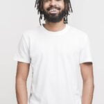 Plain Black or White T-Shirt (available in all sizes)